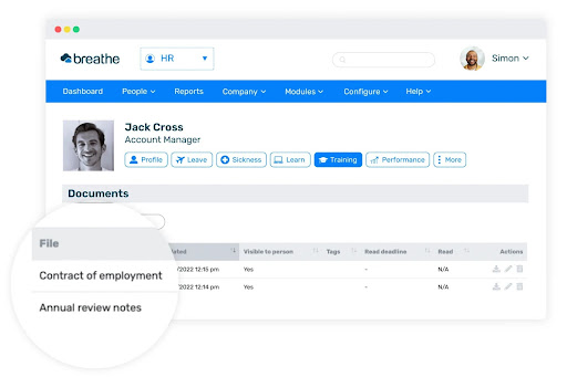 Screenshot of Breathe HR