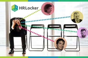 image portraying a man and how difficult it is to manage hr and admin tasks