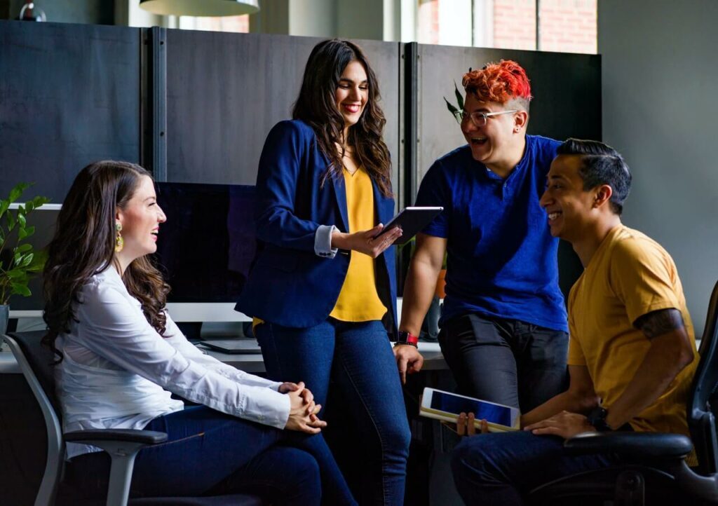 group of nonprofit employees